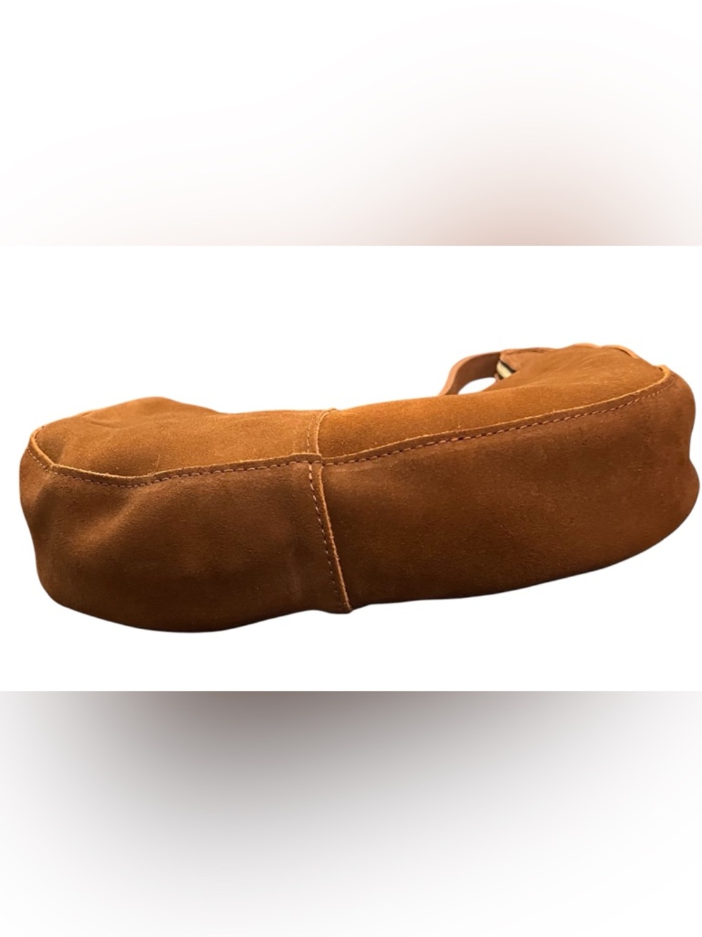 Portland Leather Suede Hobo Bag in Jackson brown - Picture 3 of 6